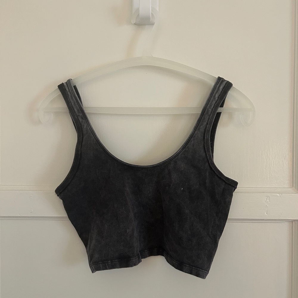 FP Movement by Free People Hot Shot Crop Tank Small Black